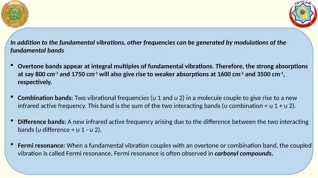 Sample preparation and factors affect IR bands The - slide 11 of 14