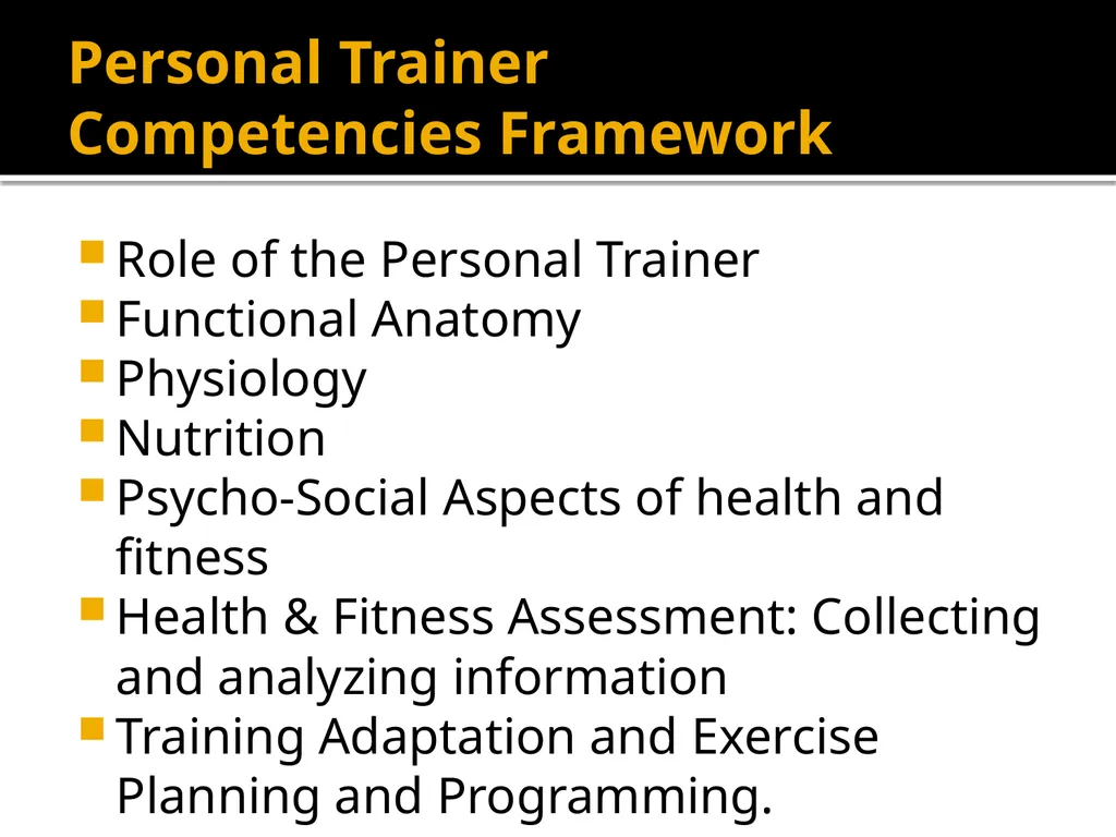 EHFA STANDARDS The EHFA Standards Council has - slide 9 of 19