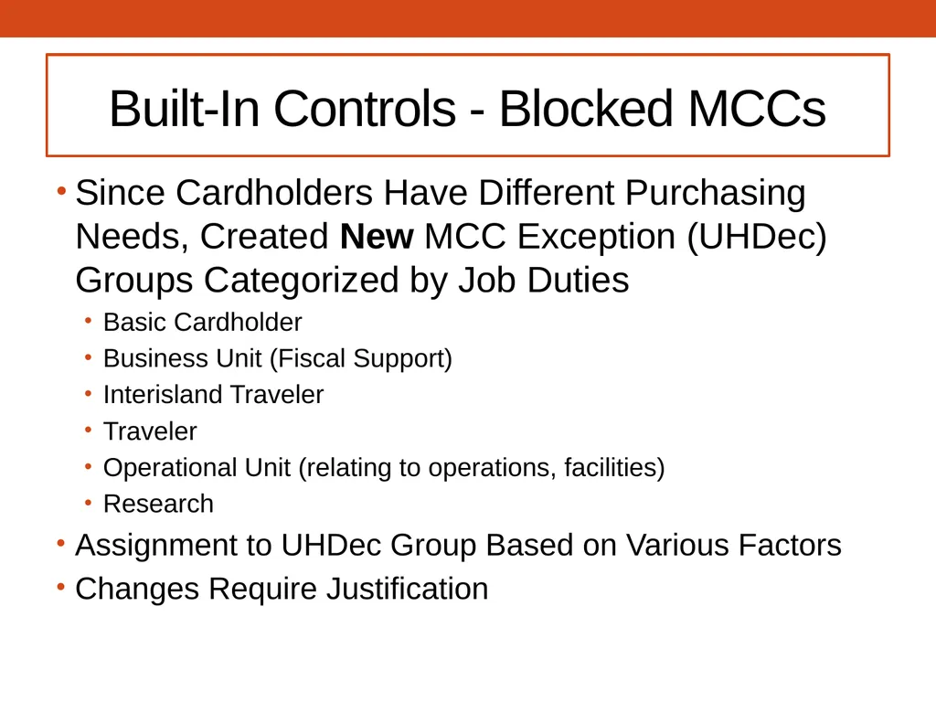 PCARD TRAINING for Cardholders Office of - slide 16 of 52
