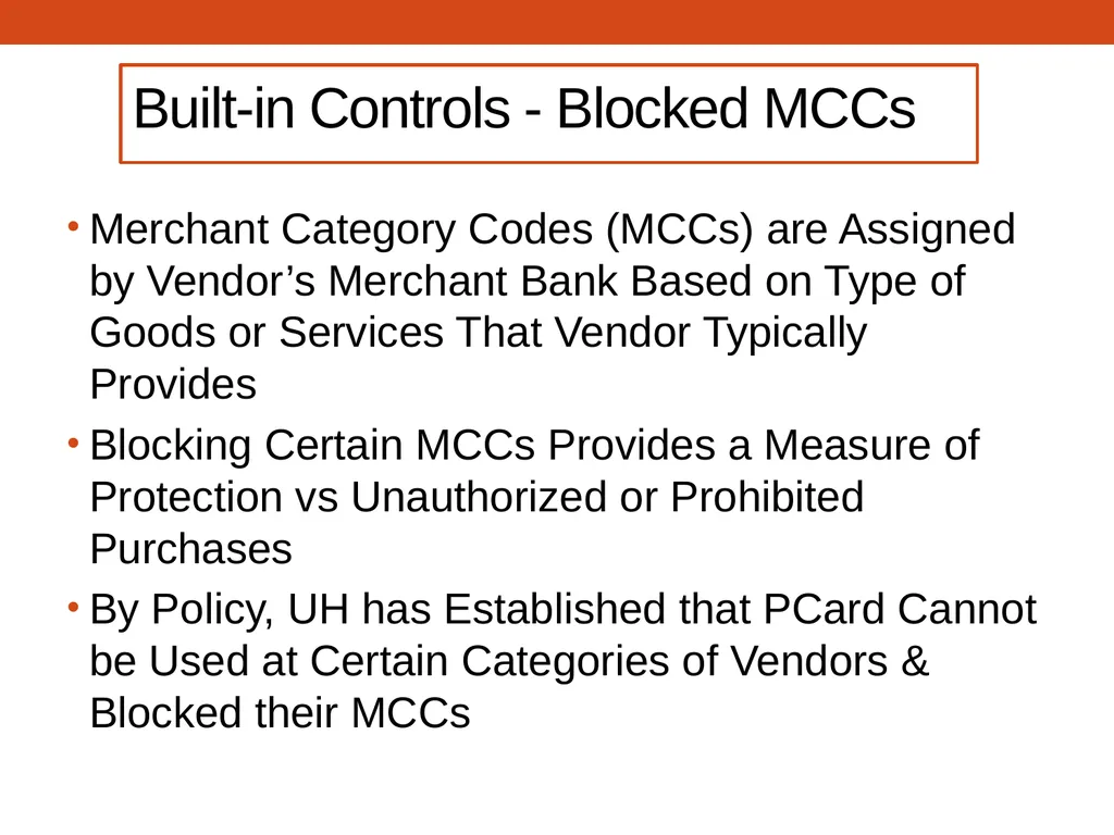 PCARD TRAINING for Cardholders Office of - slide 15 of 52
