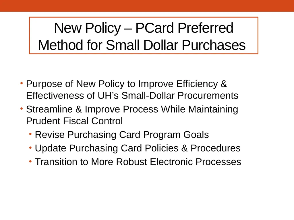 PCARD TRAINING for Cardholders Office of - slide 6 of 52