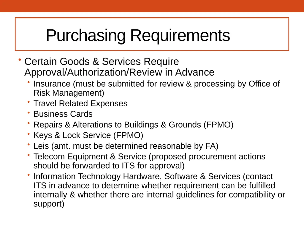 PCARD TRAINING for Cardholders Office of - slide 24 of 52