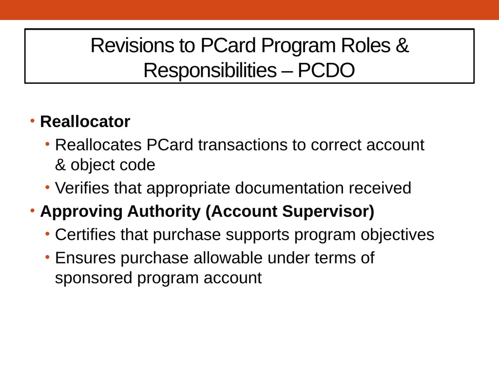 PCARD TRAINING for Cardholders Office of - slide 44 of 52