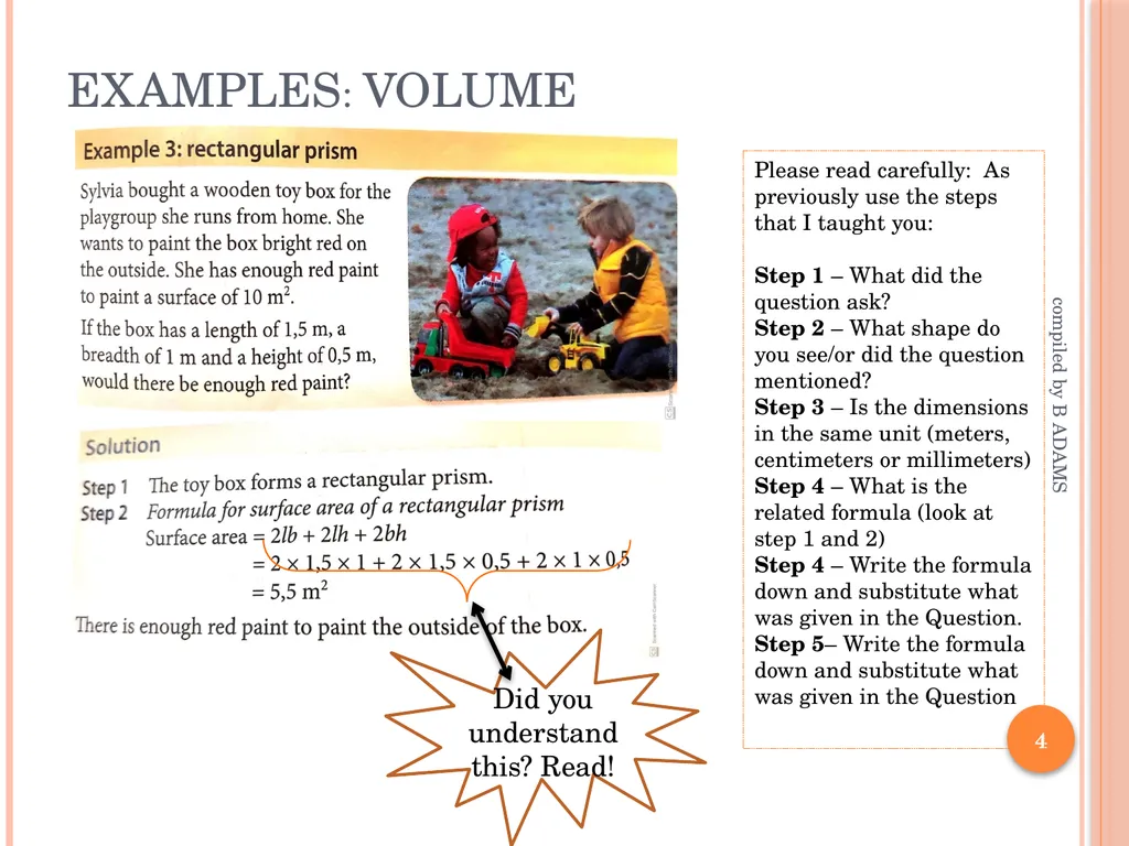 L3 MATHS LIT LESSON 2 – TOPIC 2 Three dimensional - slide 4 of 12