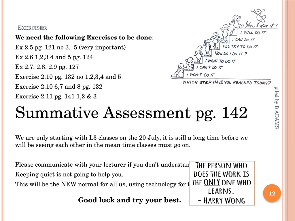 L3 MATHS LIT LESSON 2 – TOPIC 2 Three dimensional - slide 12 of 12