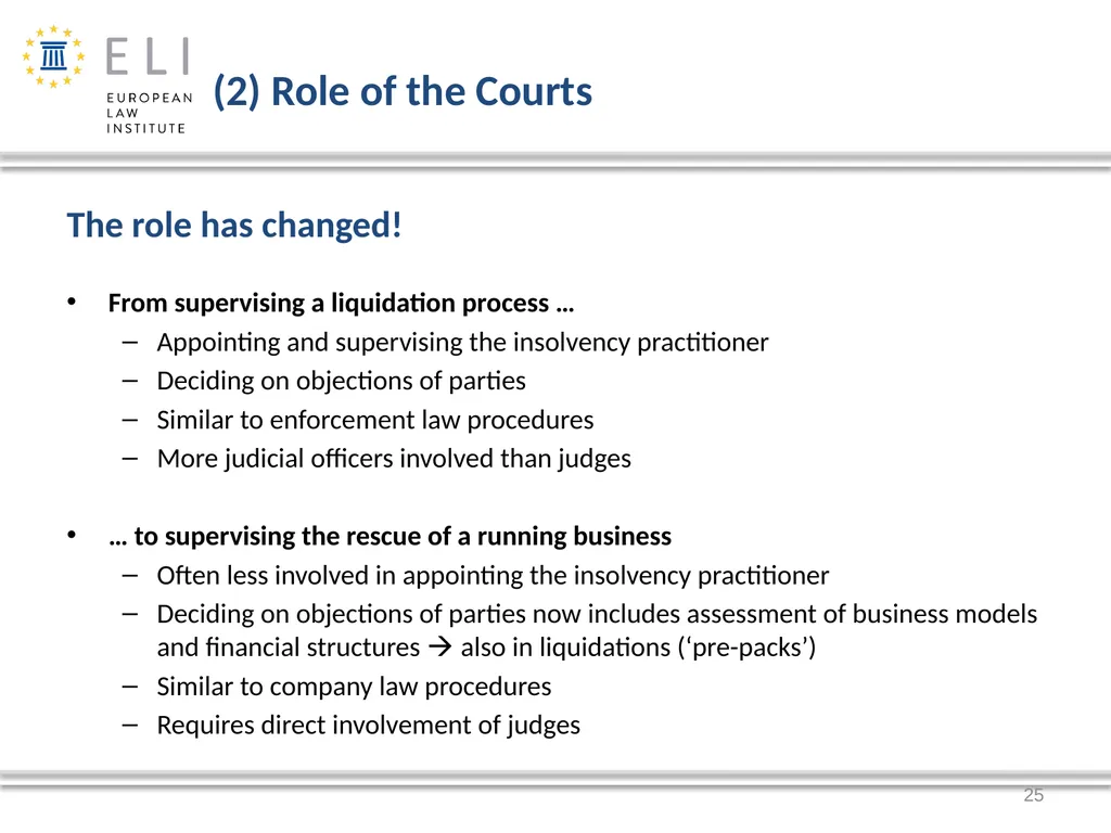 Trans Europe Experts 16 mars 2018 Denis PHILIPPE - slide 25 of 35