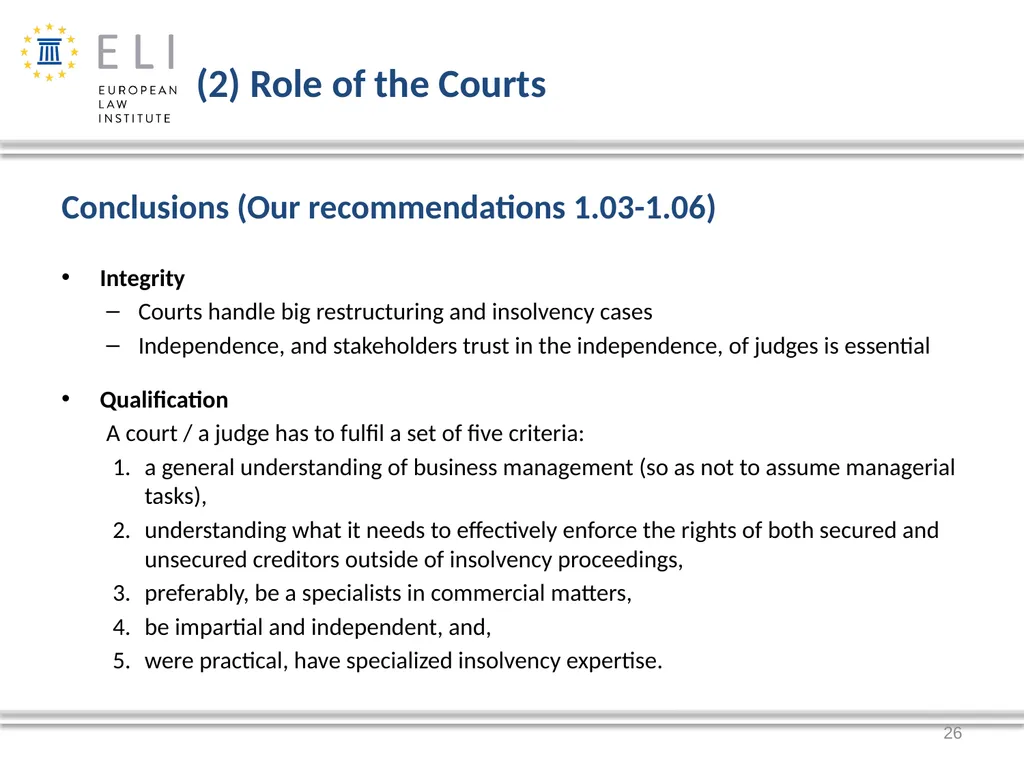 Trans Europe Experts 16 mars 2018 Denis PHILIPPE - slide 26 of 35