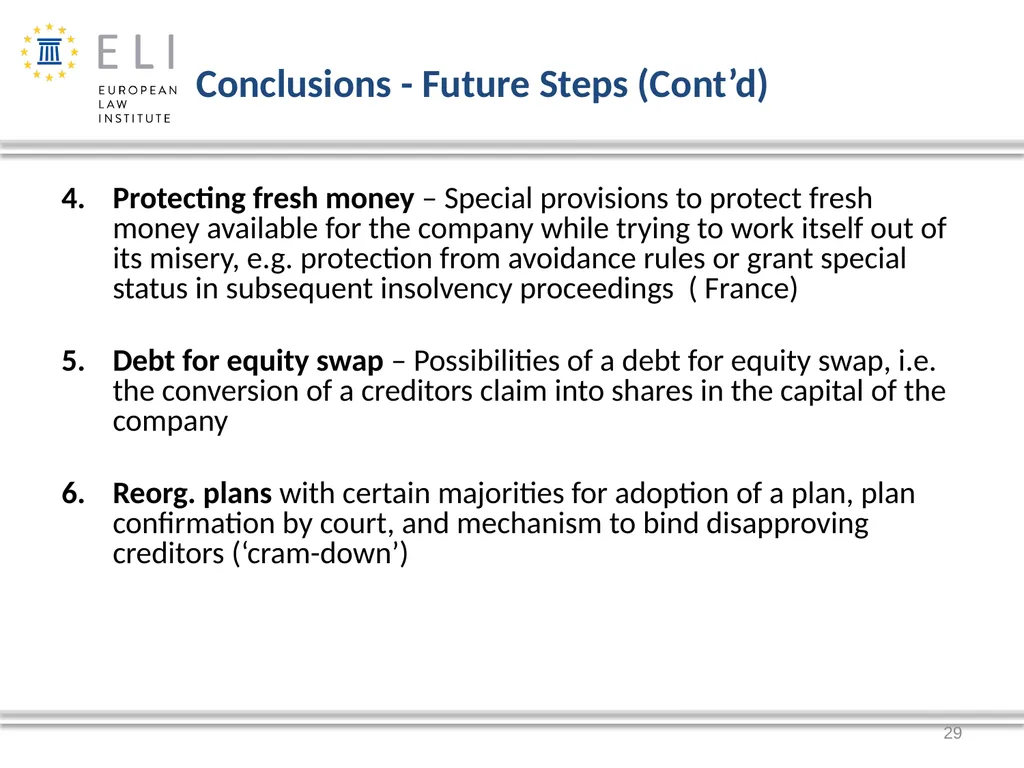 Trans Europe Experts 16 mars 2018 Denis PHILIPPE - slide 29 of 35