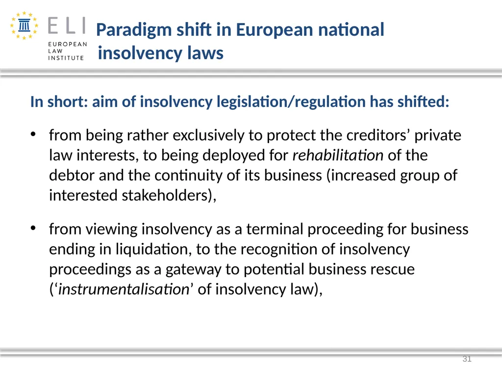 Trans Europe Experts 16 mars 2018 Denis PHILIPPE - slide 31 of 35