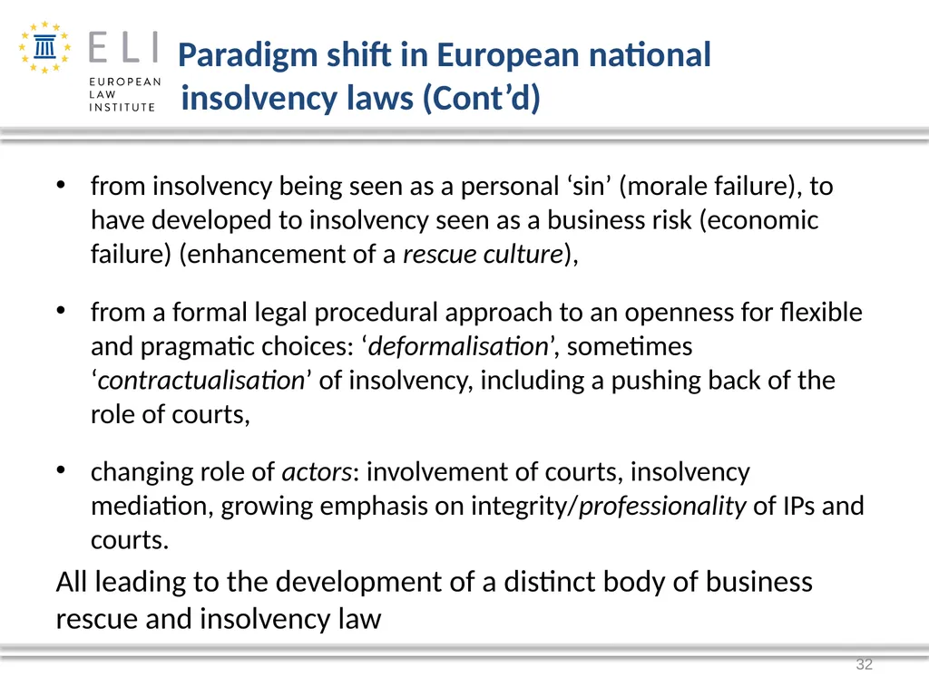 Trans Europe Experts 16 mars 2018 Denis PHILIPPE - slide 32 of 35