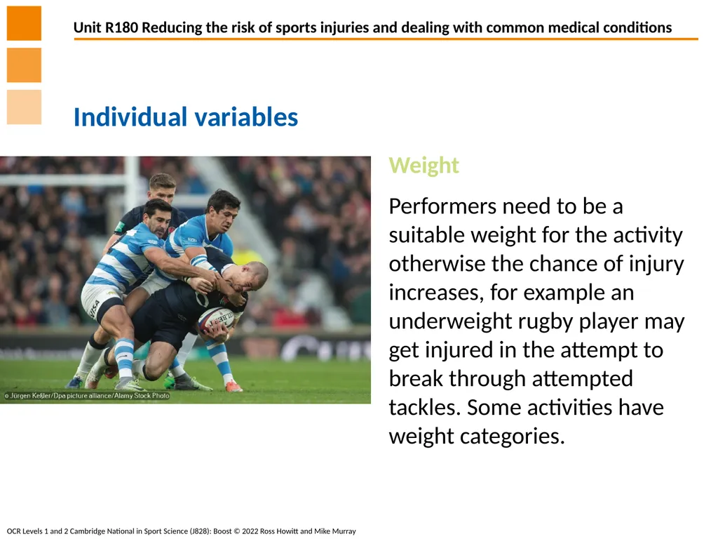Different factors which influence the risk and - slide 7 of 16