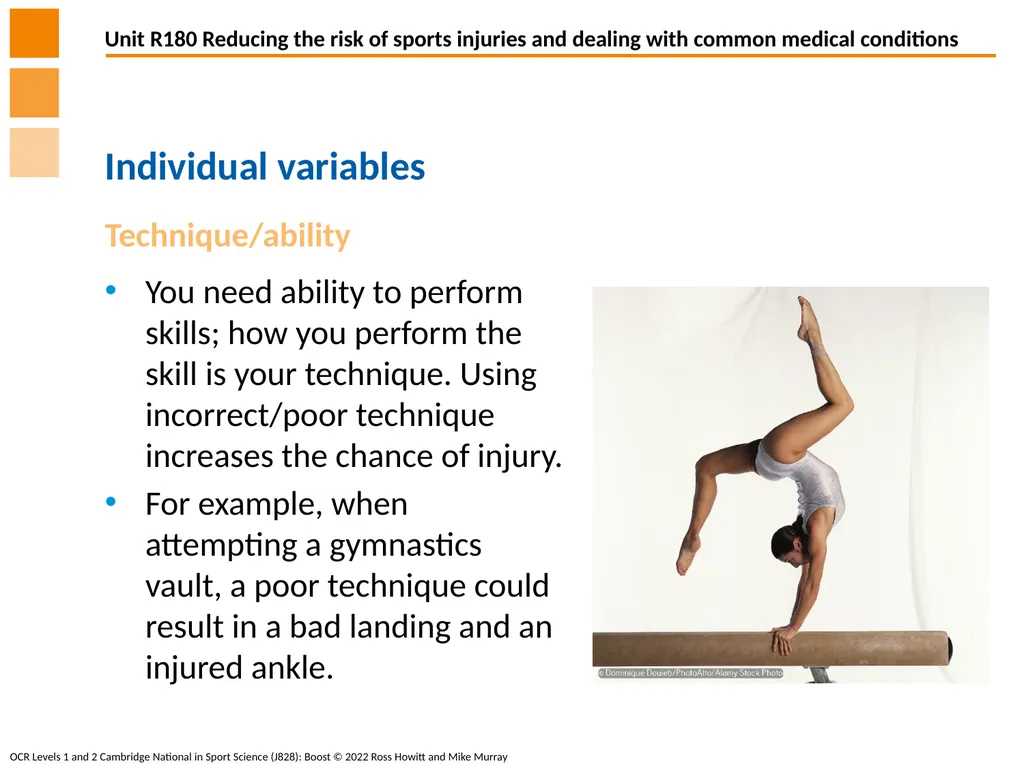 Different factors which influence the risk and - slide 9 of 16