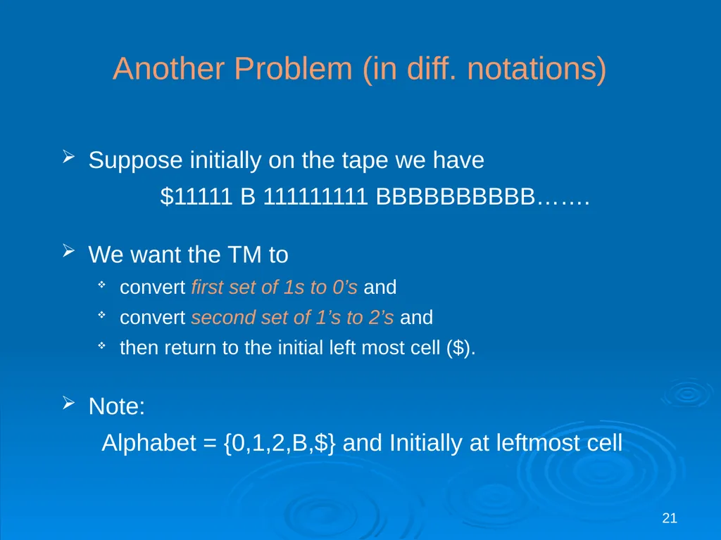 1 Theory: Models of Computation Readings: Chapter - slide 21 of 50