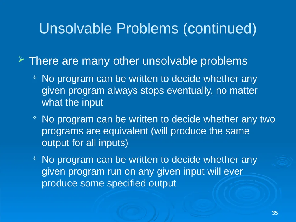 1 Theory: Models of Computation Readings: Chapter - slide 35 of 50