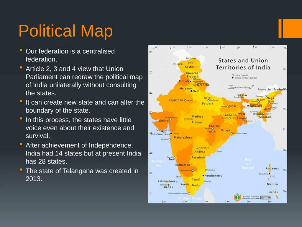 Federalism in India; Issues and Challenges By - slide 4 of 15