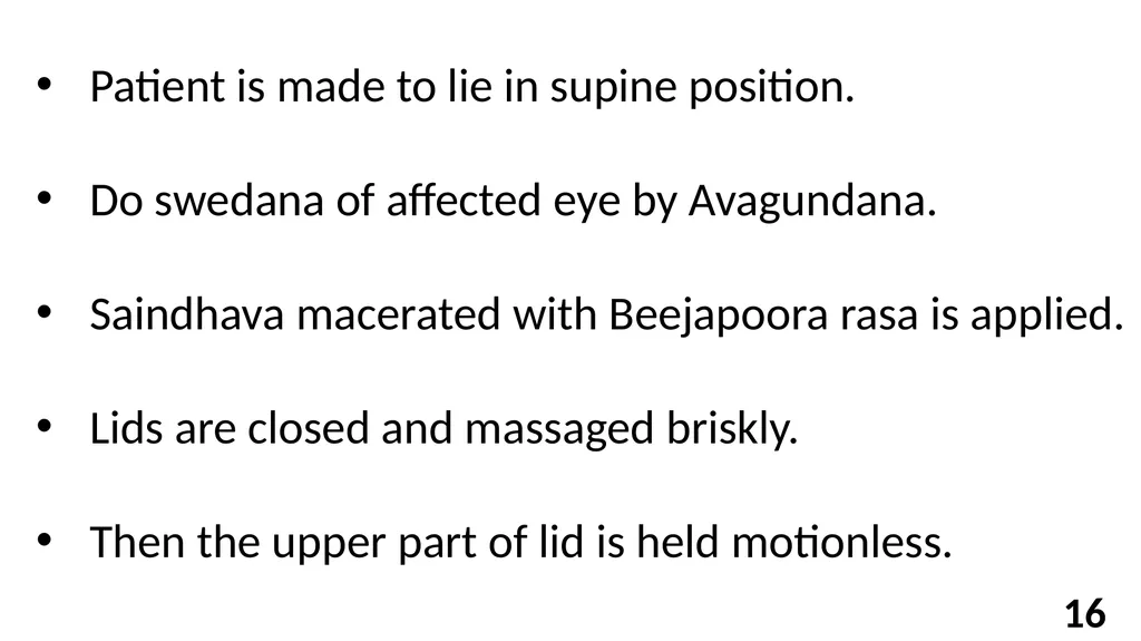 अर्म Dr Adeeb A ASST PROFESSOR Shalakyatantra - slide 16 of 33