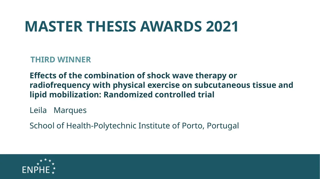 ENPHE THESIS AWARDS 2021 ENPHE CONFERENCE 2021 - slide 6 of 7