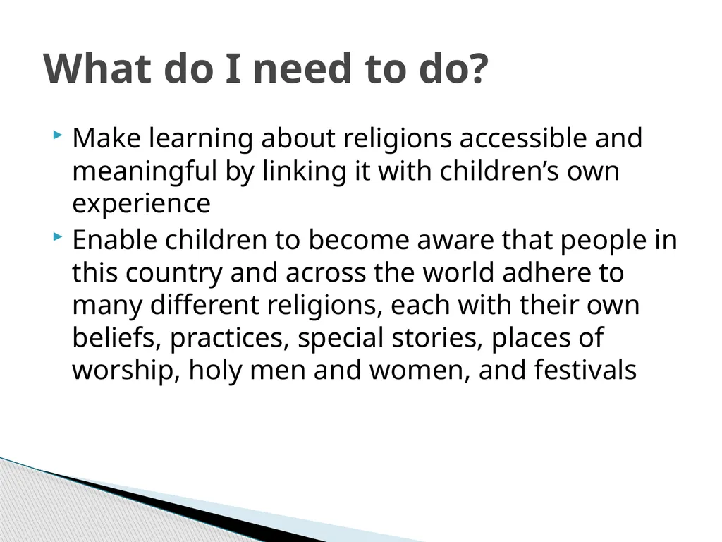 Teaching RE and World Views What are your world - slide 6 of 46
