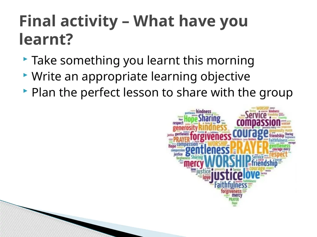 Teaching RE and World Views What are your world - slide 45 of 46