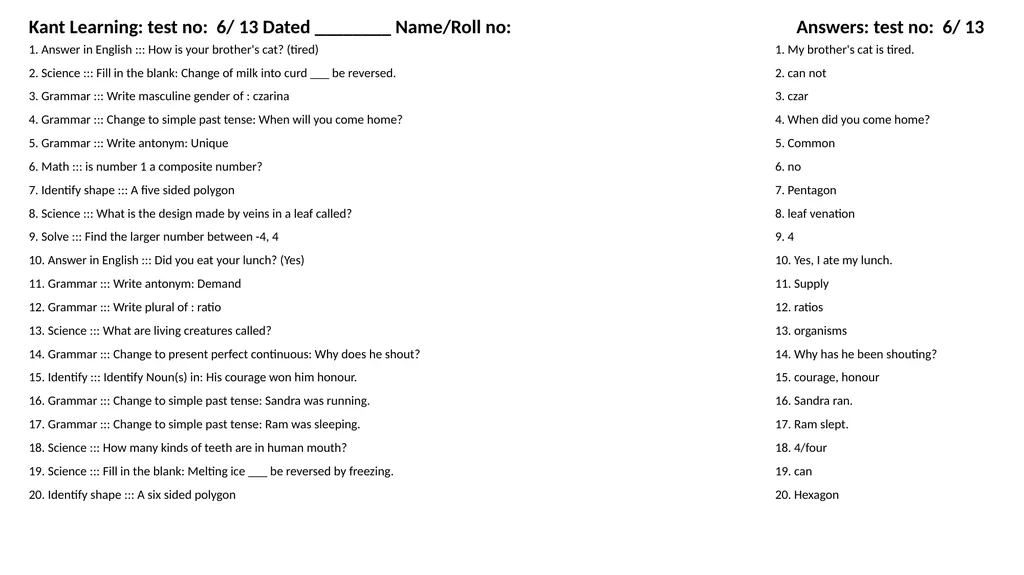 1. Translate into Hindi ::: many 1. बहुत सारे (How - slide 73 of 160
