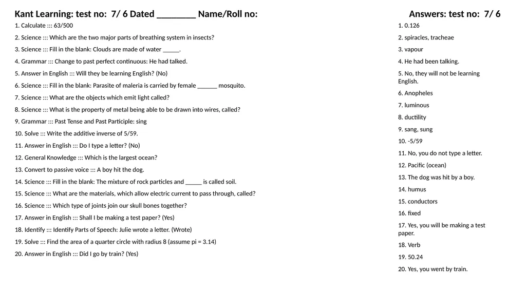 1. Translate into Hindi ::: many 1. बहुत सारे (How - slide 86 of 160