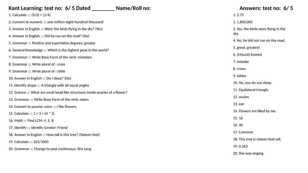1. Translate into Hindi ::: many 1. बहुत सारे (How - slide 65 of 160
