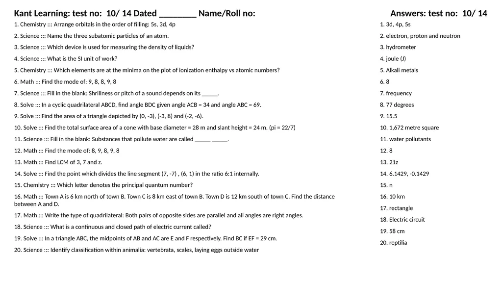 1. Translate into Hindi ::: many 1. बहुत सारे (How - slide 154 of 160