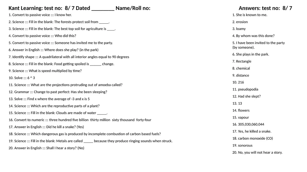 1. Translate into Hindi ::: many 1. बहुत सारे (How - slide 107 of 160