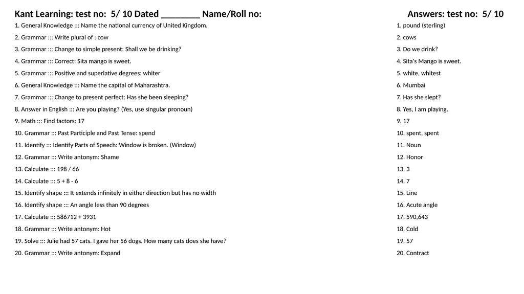 1. Translate into Hindi ::: many 1. बहुत सारे (How - slide 50 of 160