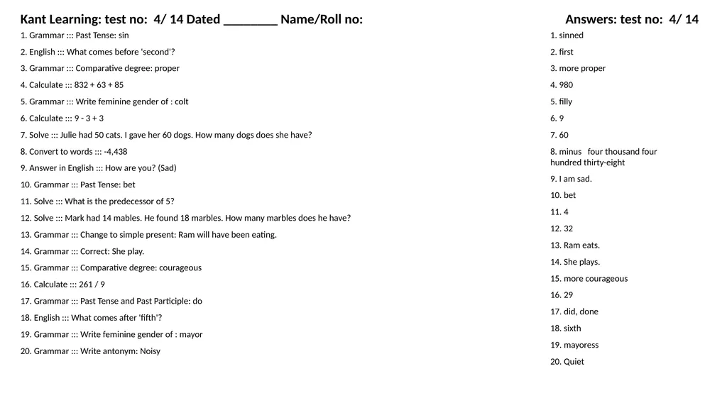 1. Translate into Hindi ::: many 1. बहुत सारे (How - slide 34 of 160
