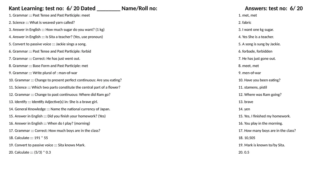 1. Translate into Hindi ::: many 1. बहुत सारे (How - slide 80 of 160