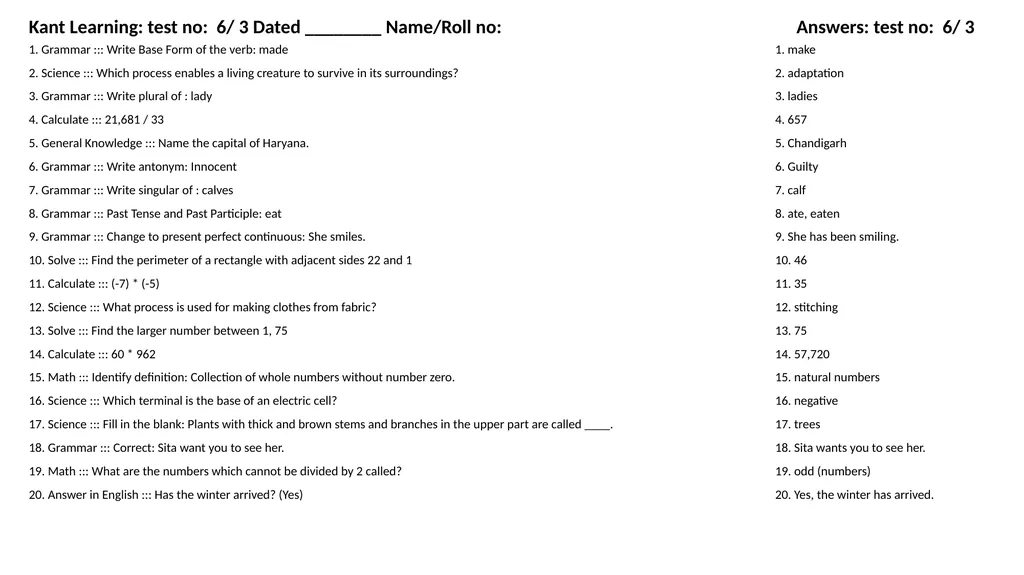 1. Translate into Hindi ::: many 1. बहुत सारे (How - slide 63 of 160