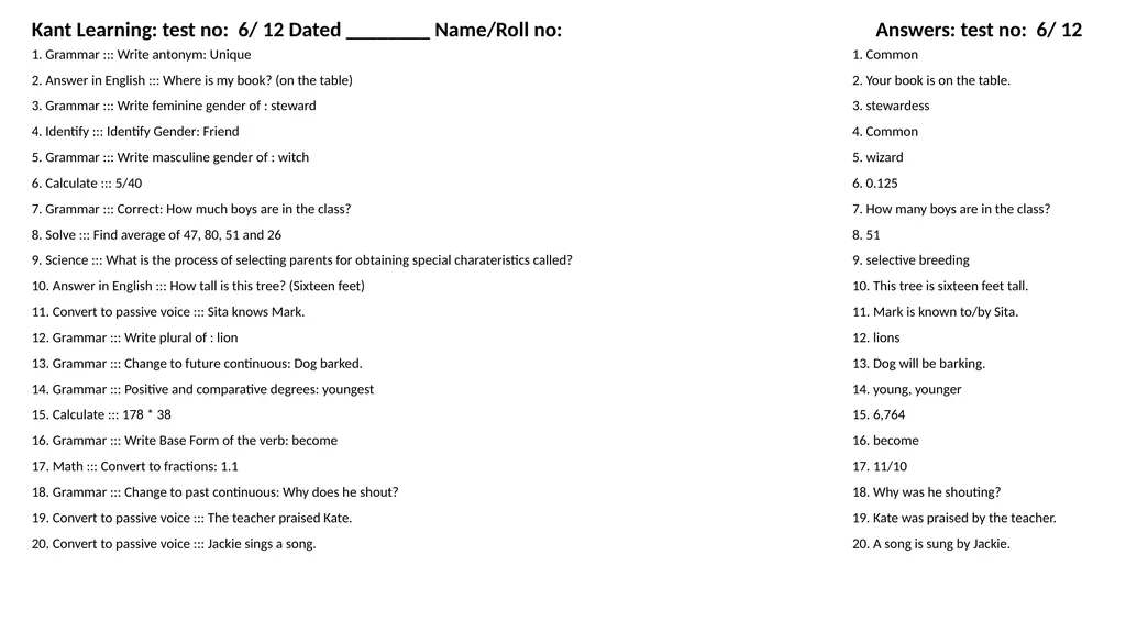 1. Translate into Hindi ::: many 1. बहुत सारे (How - slide 72 of 160