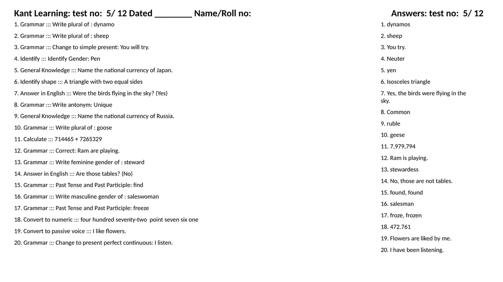 1. Translate into Hindi ::: many 1. बहुत सारे (How - slide 52 of 160