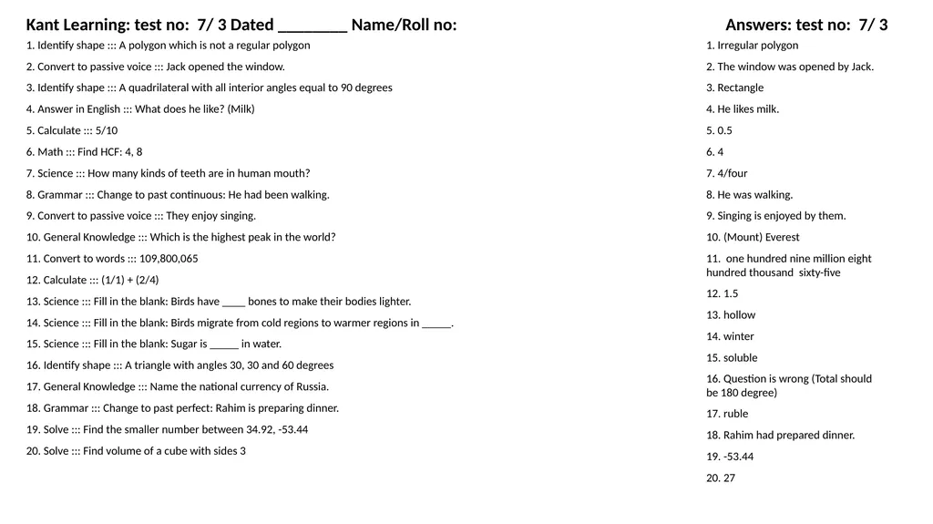 1. Translate into Hindi ::: many 1. बहुत सारे (How - slide 83 of 160