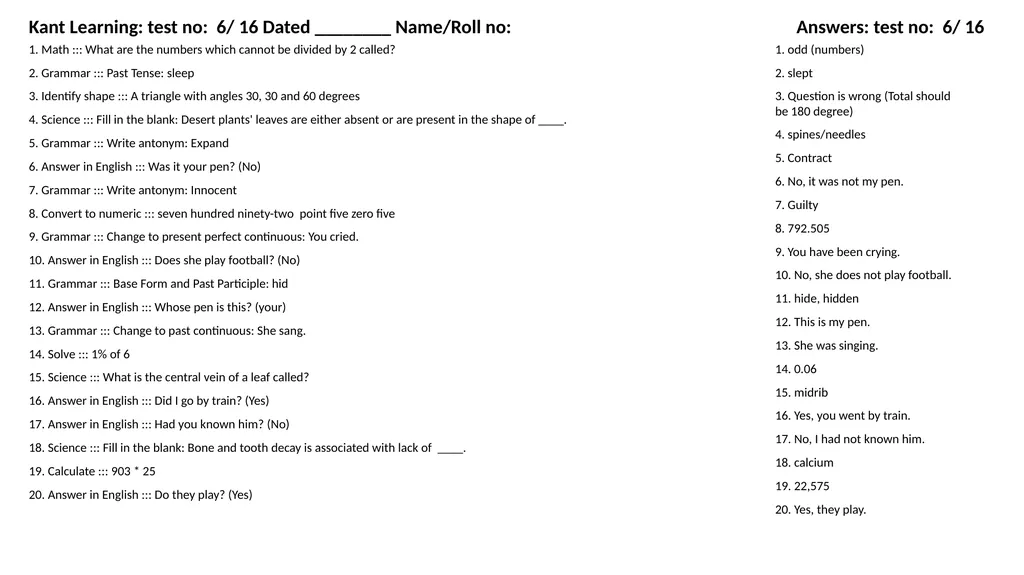 1. Translate into Hindi ::: many 1. बहुत सारे (How - slide 76 of 160