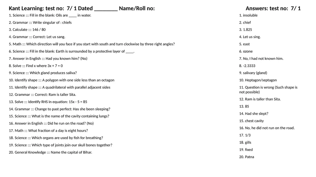 1. Translate into Hindi ::: many 1. बहुत सारे (How - slide 81 of 160