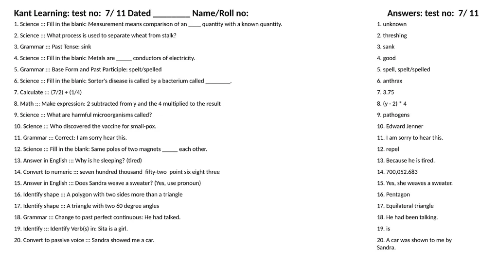 1. Translate into Hindi ::: many 1. बहुत सारे (How - slide 91 of 160