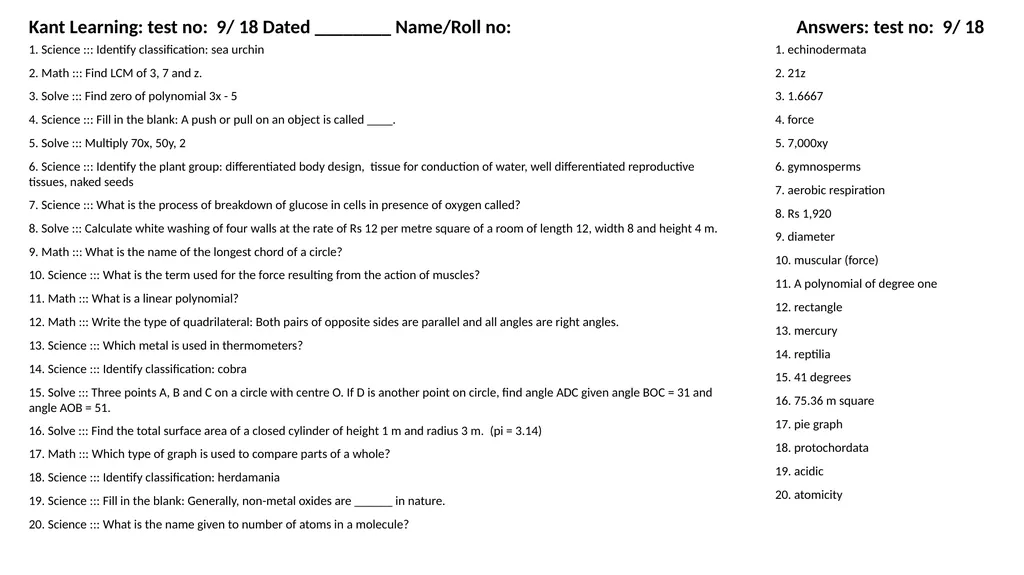 1. Translate into Hindi ::: many 1. बहुत सारे (How - slide 138 of 160