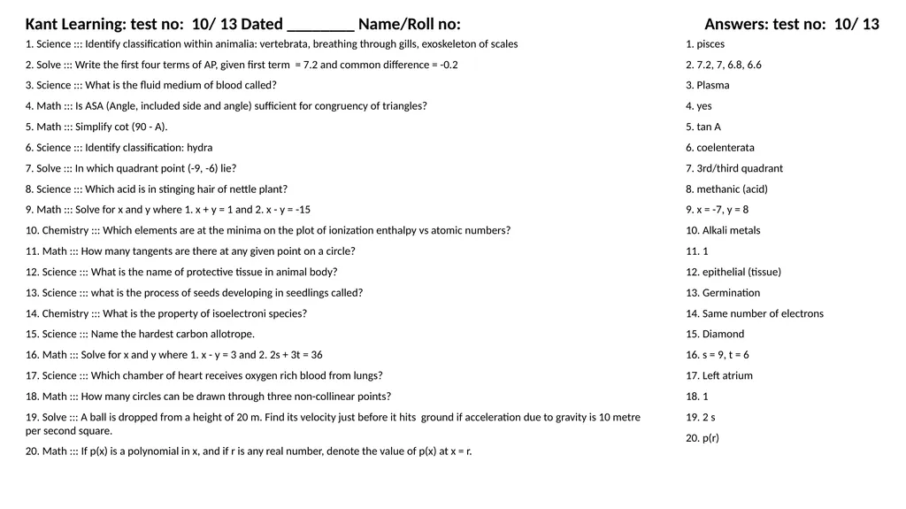 1. Translate into Hindi ::: many 1. बहुत सारे (How - slide 153 of 160