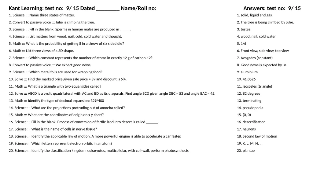 1. Translate into Hindi ::: many 1. बहुत सारे (How - slide 135 of 160