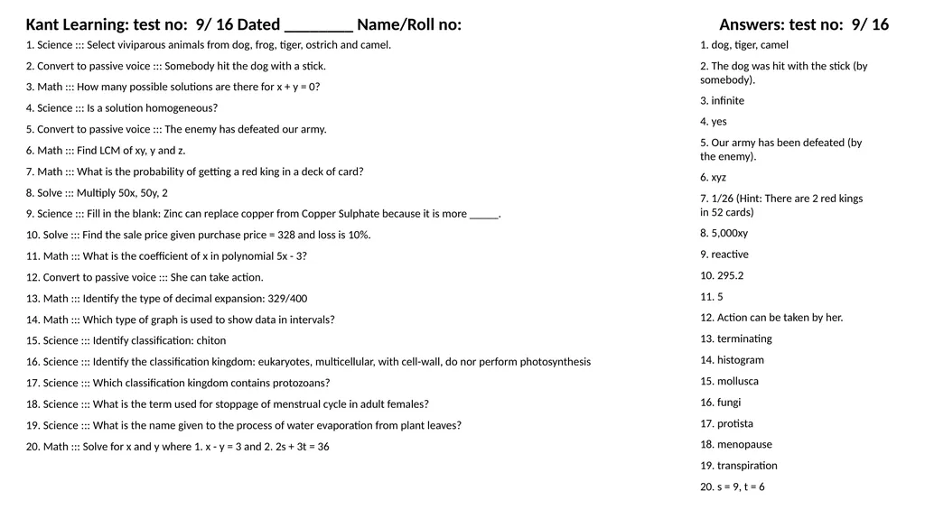 1. Translate into Hindi ::: many 1. बहुत सारे (How - slide 136 of 160