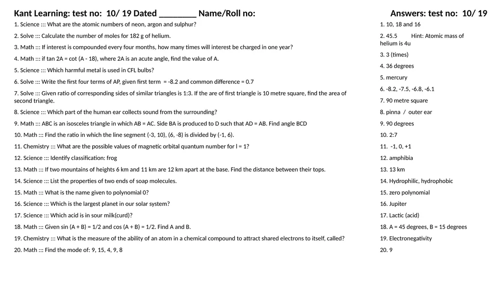 1. Translate into Hindi ::: many 1. बहुत सारे (How - slide 159 of 160