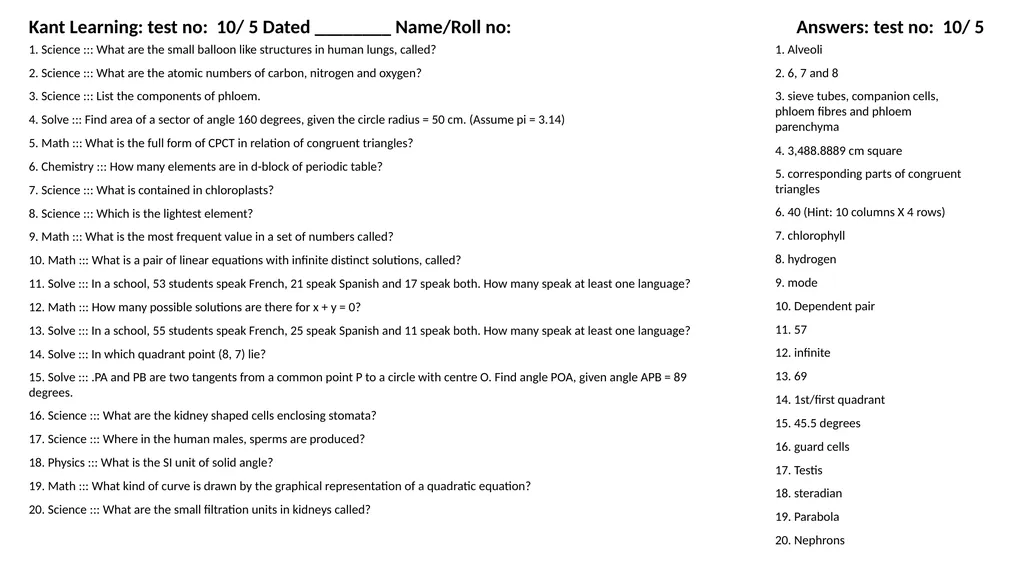 1. Translate into Hindi ::: many 1. बहुत सारे (How - slide 145 of 160