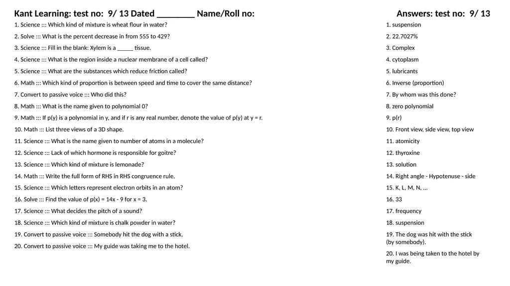 1. Translate into Hindi ::: many 1. बहुत सारे (How - slide 133 of 160