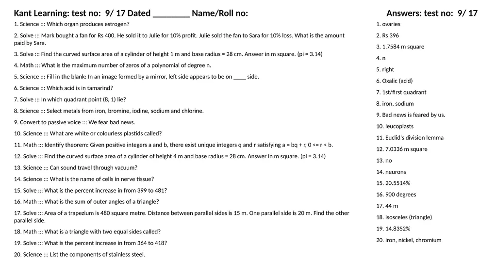 1. Translate into Hindi ::: many 1. बहुत सारे (How - slide 137 of 160