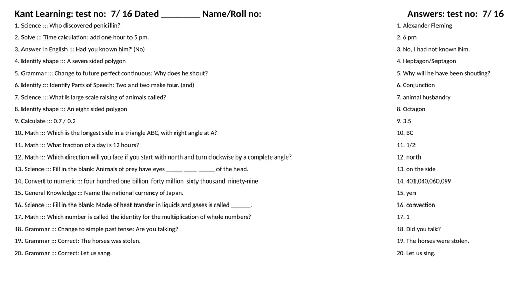 1. Translate into Hindi ::: many 1. बहुत सारे (How - slide 96 of 160