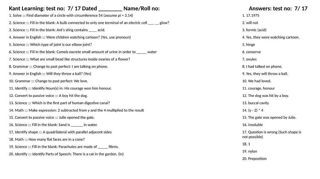1. Translate into Hindi ::: many 1. बहुत सारे (How - slide 97 of 160