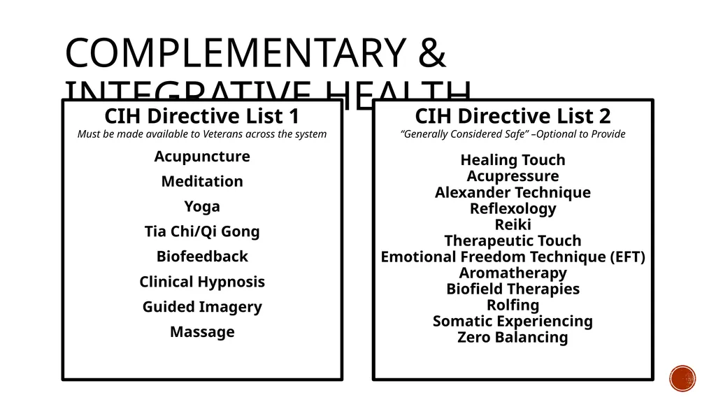 TBI and the VA: A Patient Centered Care Approach - slide 22 of 31