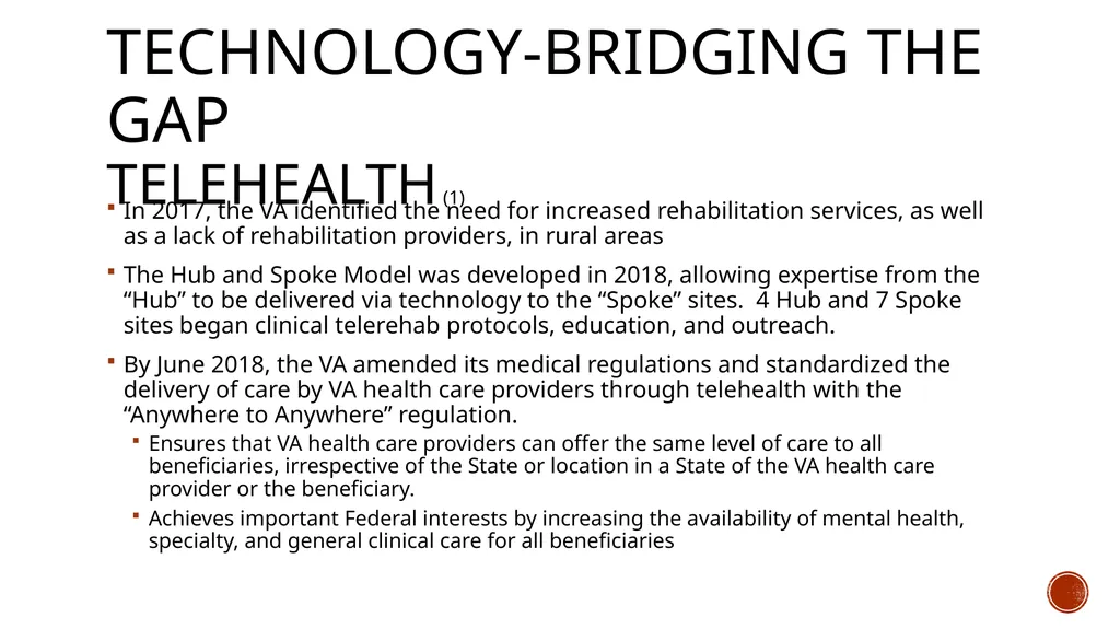 TBI and the VA: A Patient Centered Care Approach - slide 23 of 31